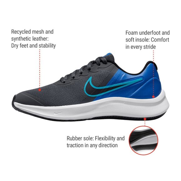 Nike Kids' Grade School Star Runner 3 Running shoes - Picture 9 of 9